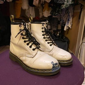 Dr. Martens White Docs